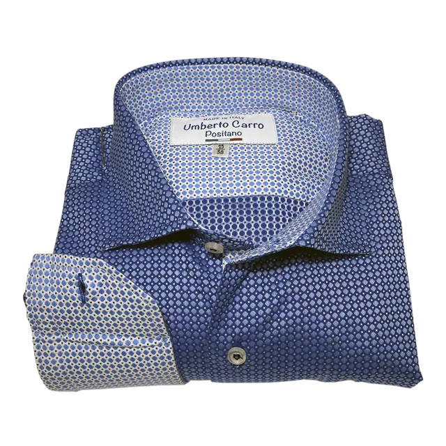Jacquard Royal Blue, Cotton